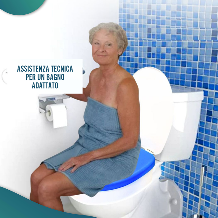 Elevatore WC Adulti 10cm Imbottito | Alzatore WC Universale