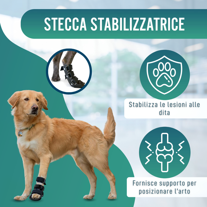 Tutore a Stivaletto per Cani con Knuckling | 5 Taglie