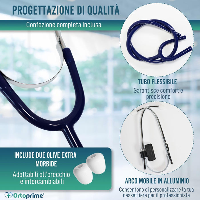 Fonendoscopio Medico Professionale | Stetoscopio Pediatrico Professionale