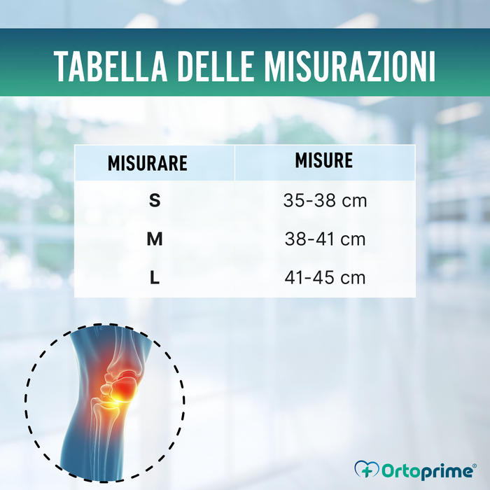 Ginocchiera per Artrosi | Supporto per ginocchio 3 Misure