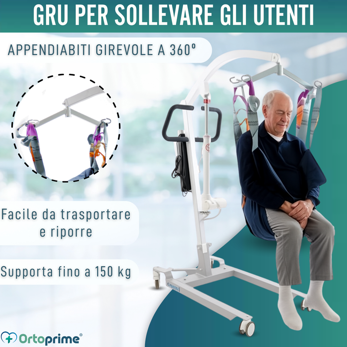 Gru Ortopedica | Imbracatura con Supporto per la Testa