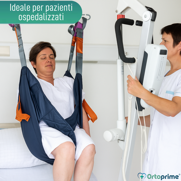 Gru Elettrica per il Trasporto dei Pazienti | Senza Imbracatura