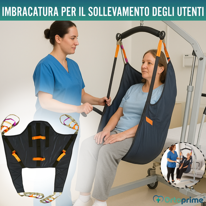 Imbracatura Ortopedica con Supporto per Gru a Trasferimento