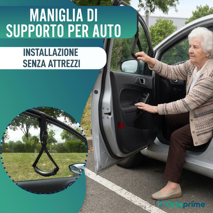 Cinghia per Uscire dall’Auto con Manico Ergonomico