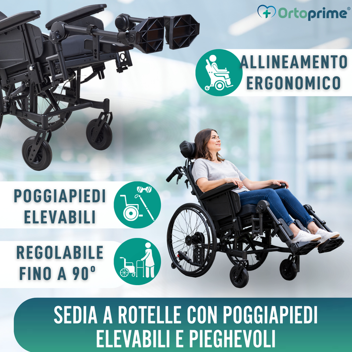 Sedie a Rotelle Basculante di Posizionamento | Anti Ulcere