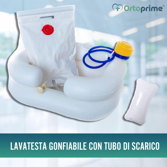 Lavabo Gonfiabile Portatile Pacchetto Completo