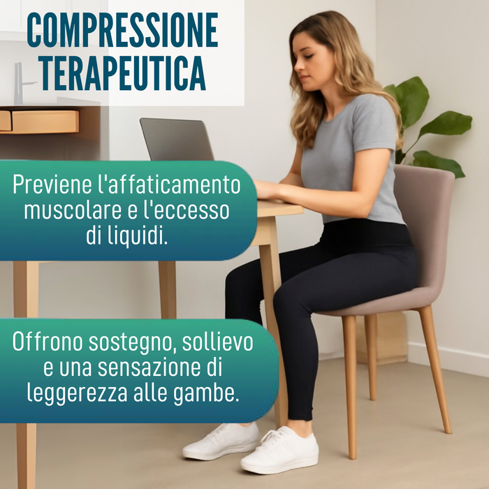 Leggings Move One di Compressione | Calze Drenaggio Linfatico
