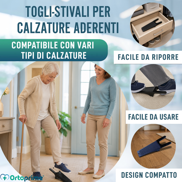 Calzascarpe in Plastica Antiscivolo Ortopedico | 13 cm