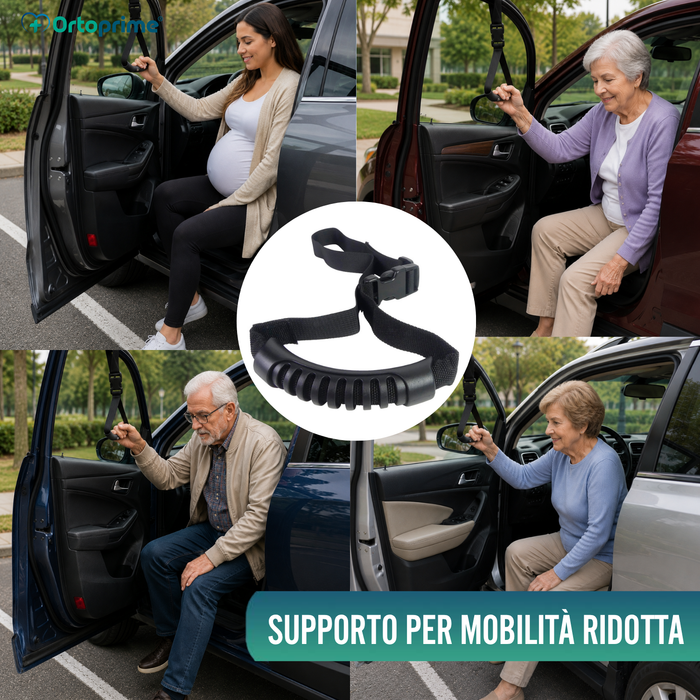 Cinghia per Uscire dall’Auto con Manico Ergonomico