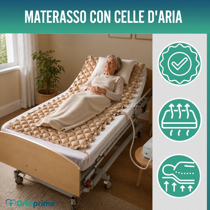 Materasso Antidecubito con Compressore e Cellule d'Aria Alternante