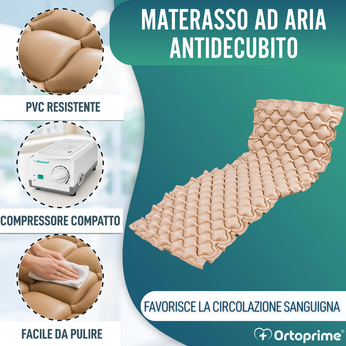 Materasso Antidecubito con Compressore e Cellule d'Aria Alternante