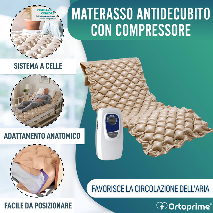 Materasso Antidecubito con Compressore ECO PLUS