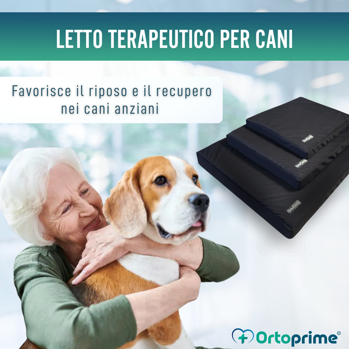 Materasso Visco per Cani con Fodera Impermeabile| 4 Misure