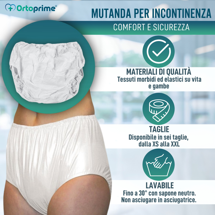 Mutande Antincontinenza Impermeabili - Main Image