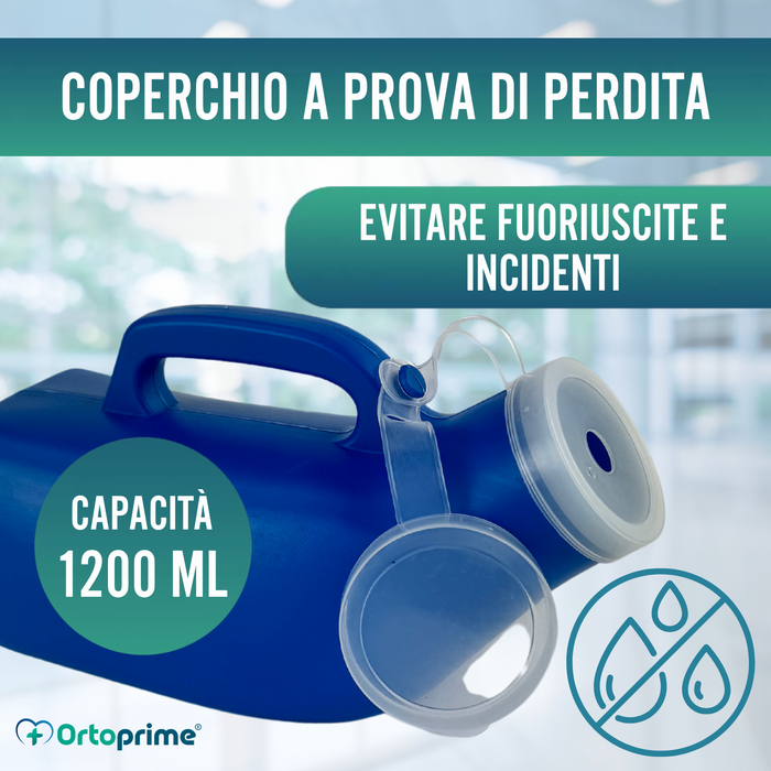 Orinatoio portatile unisex 1200 ml per adulti e bambini