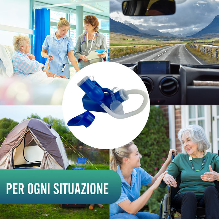 Orinatoio portatile unisex 1200 ml per adulti e bambini