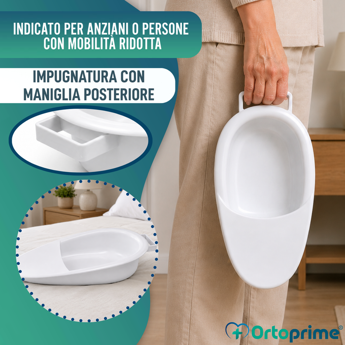 Padella per Adulti 2,5 Litri | Pappagallo Unisex per Letto