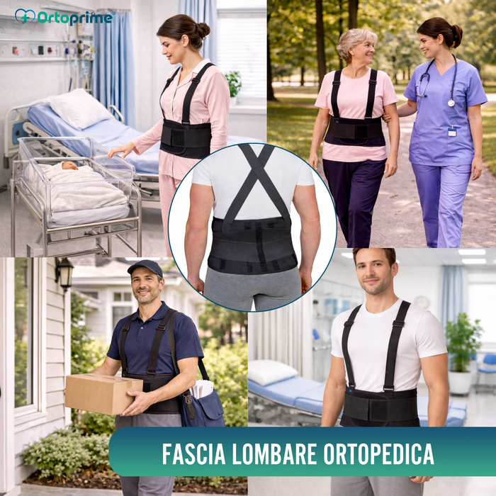 Fascia Lombosacrale da Lavoro | Ortesi Regolabile