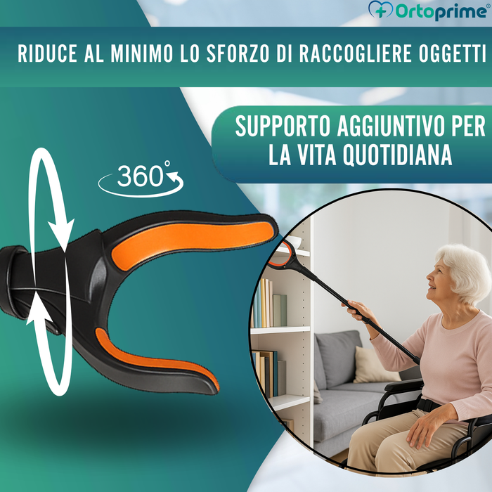 Pinza Raccogli Oggetti con Immagnete e Luce LED | Pieghevole