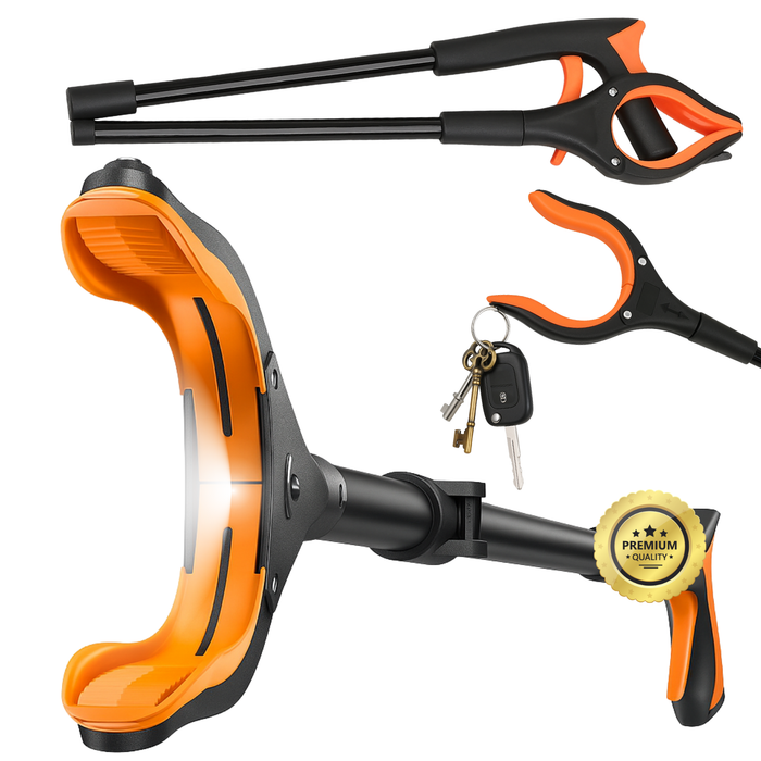 Pinza Raccogli Oggetti con Immagnete e Luce LED | Pieghevole