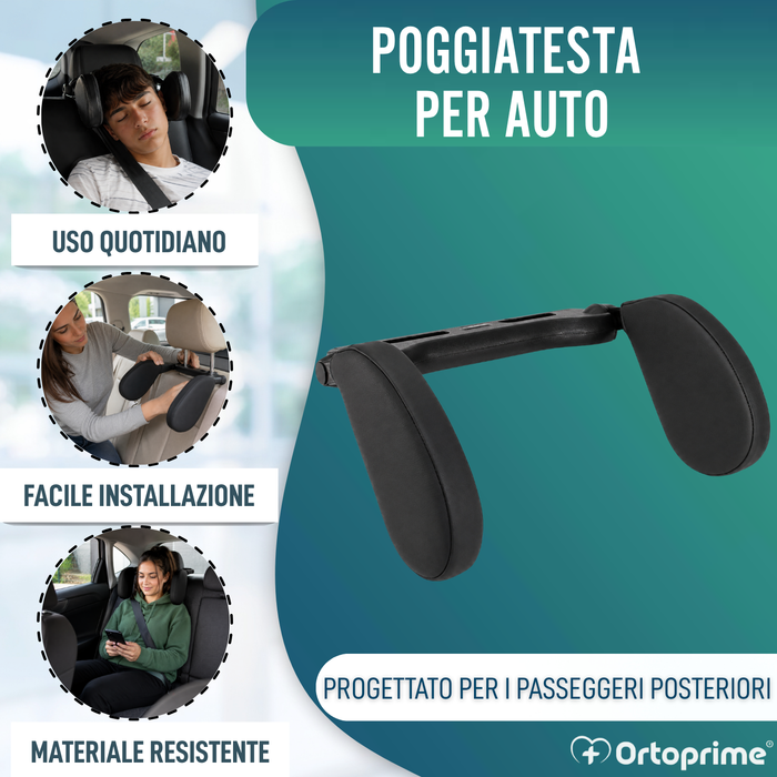 Poggiatesta Auto per Sedile Posteriore | Ribaltabile