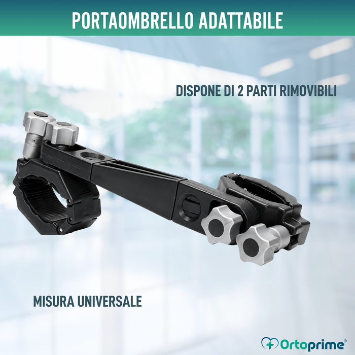 Portaombrelli Universale per Sedie a Rotelle e Deambulatori