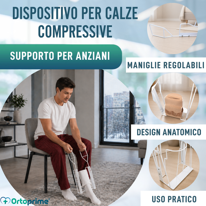 Calzascarpe per Calze a Compressione | Aiuto Pieghevole