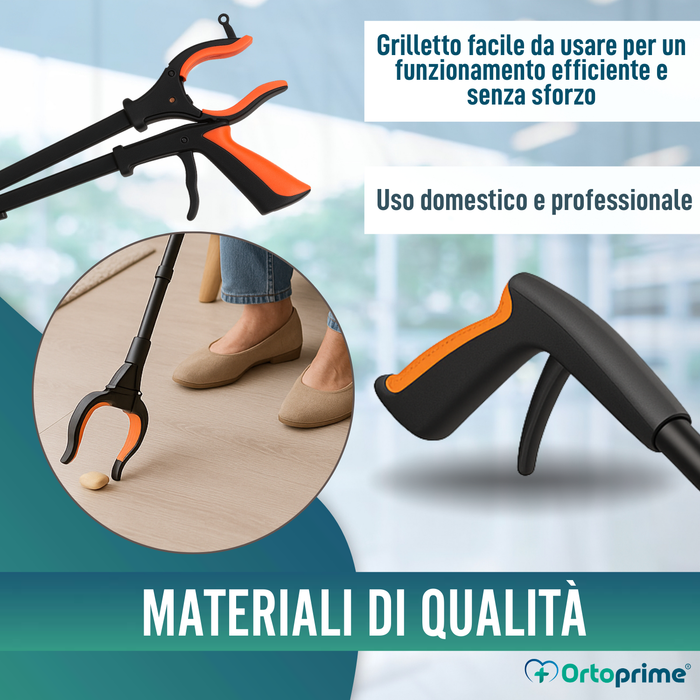 Pinza Raccogli Oggetti con Immagnete e Luce LED | Pieghevole