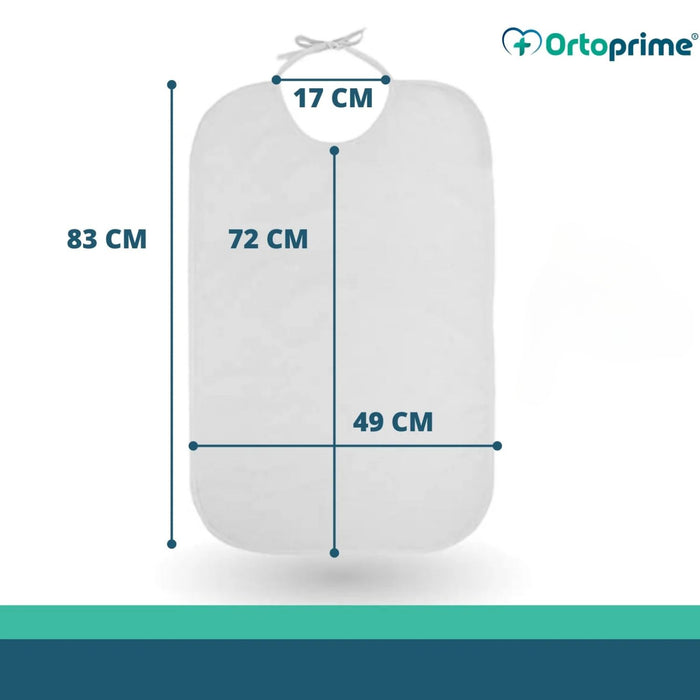 Bavaglino Impermeabile - Riutilizzabile per Anziani