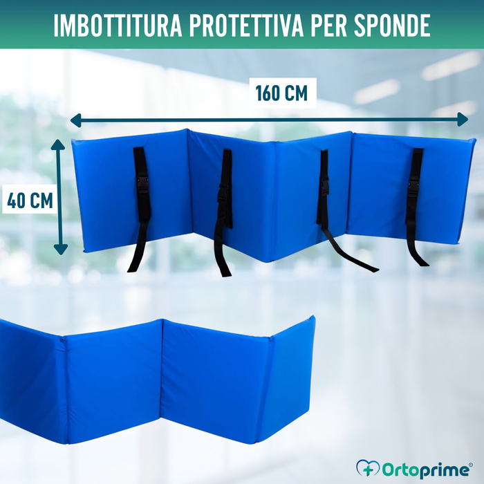 Protettore Imbottito per Paracolpi Letto Anti-caduta