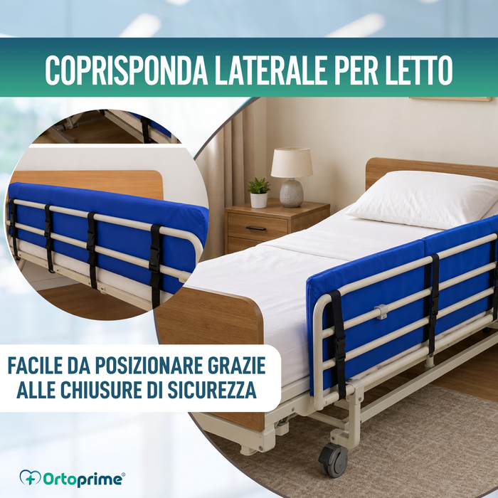 Protettore Imbottito per Paracolpi Letto Anti-caduta