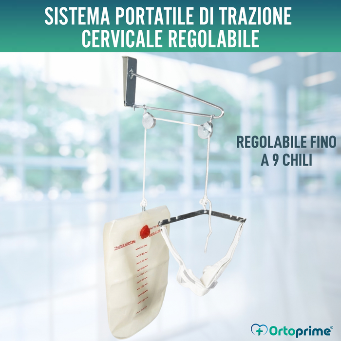 Puleggia Portatile per Trazione Cervicale
