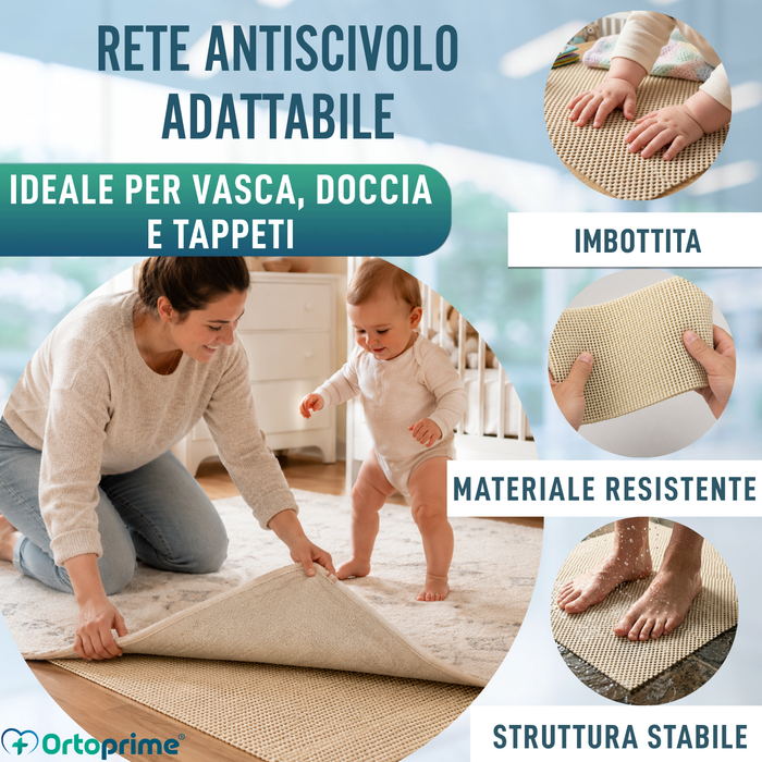 Rete Antiscivolo Multiuso da Tagliare | 2 Misure