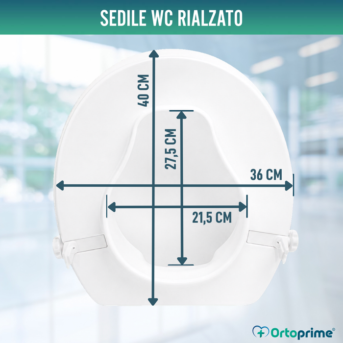 Rialzo water con Coperchio 10 cm | Universale