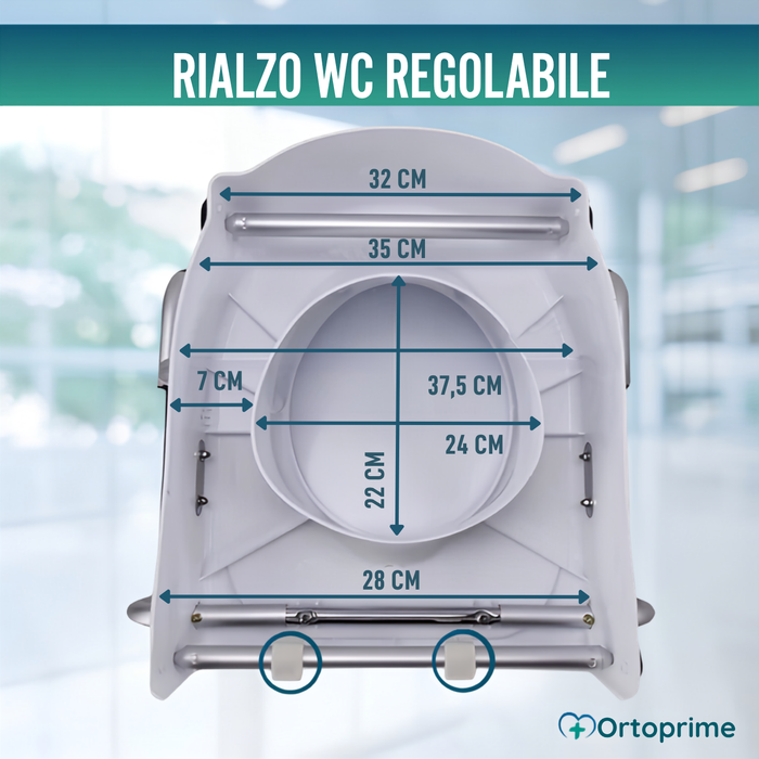 Sollevatore WC Inclinabile OrtoPrime Comfort