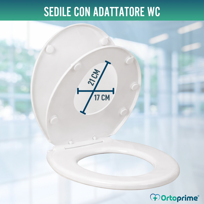 Riduttore WC per Bambini con Coperchio | Adattatore WC