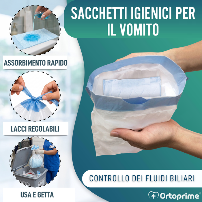 Sacchetti Igienici Monouso per Vomito | Confezione 20