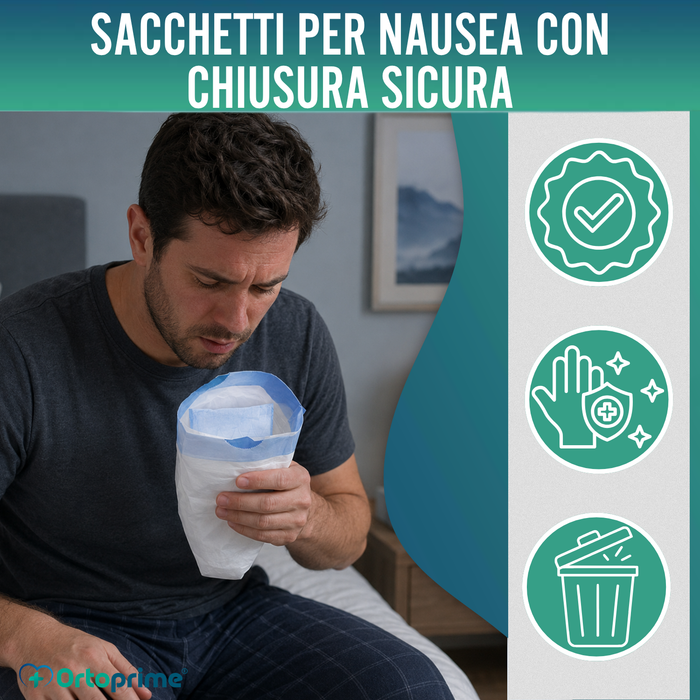 Sacchetti Igienici Monouso per Vomito | Confezione 20