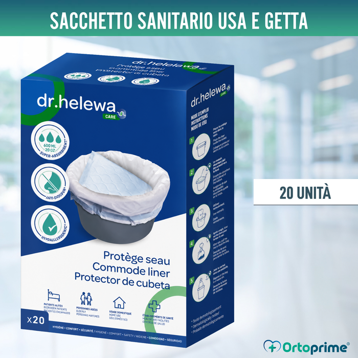 Sacchetti Monouso per WC Assorbenti | Confezione 20