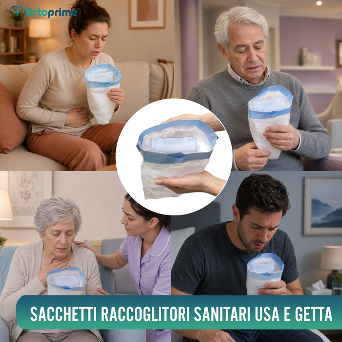 Sacchetti Igienici Monouso per Vomito | Confezione 20