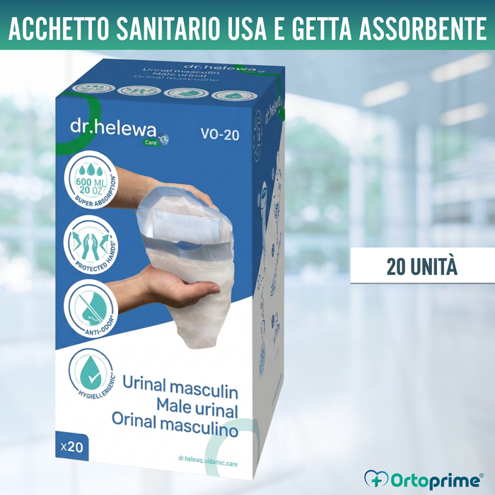 Sacchetti Igienici Monouso per Orinali Maschili 600 ml