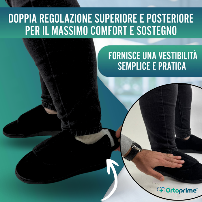 Scarpe per Piedi Larghi Unisex | Calzature Larghe Fodera in Pile