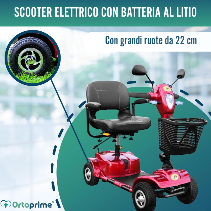 Scooter Elettrico per Disabili | Doppia Ammortizzazione