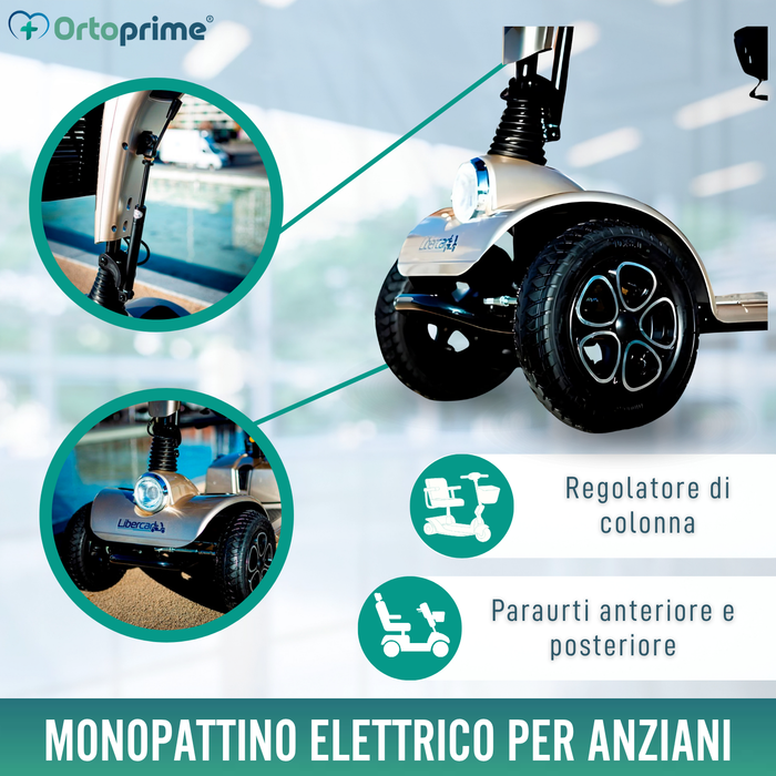Scooter Elettrica per Adulti Premium | 4 Ruote