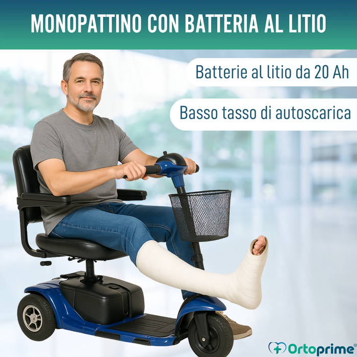 Scooter Elettrico con Sistema Stand Up | 3 Ruote