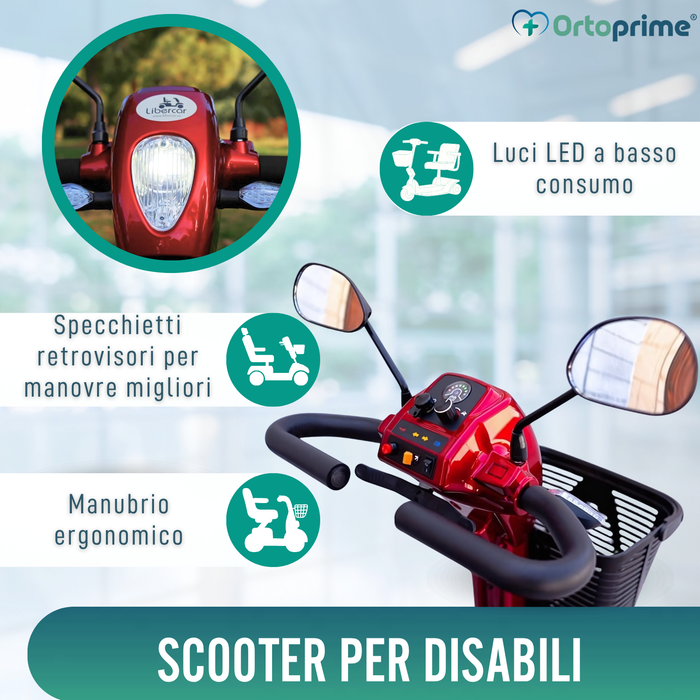 Scooter per Mobilità Ridotta Pieghevole | Sospensione Integrale