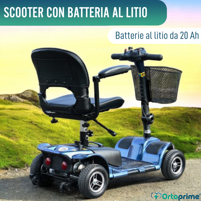 Scooter per Mobilità Ridotta Smontabile | 4 Ruote