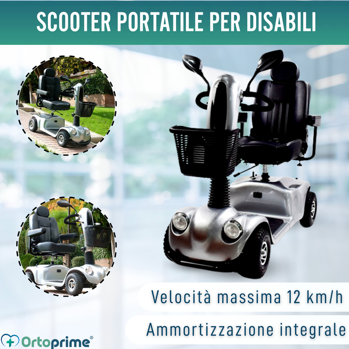 Scooter Elettrico per Adulti | Sospensioni Integrali 4 Ruote