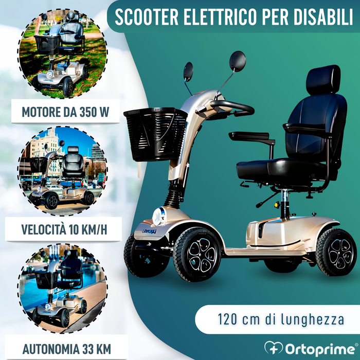 Scooter Elettrica per Adulti Premium | 4 Ruote