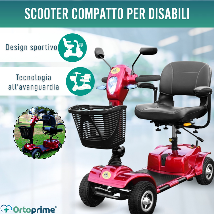 Scooter Elettrico per Disabili | Doppia Ammortizzazione